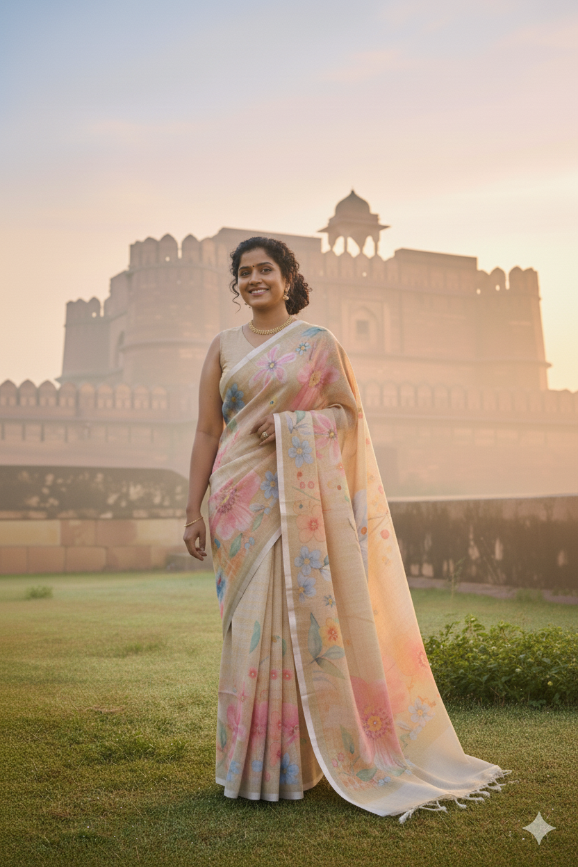 Linen Kota Sarees